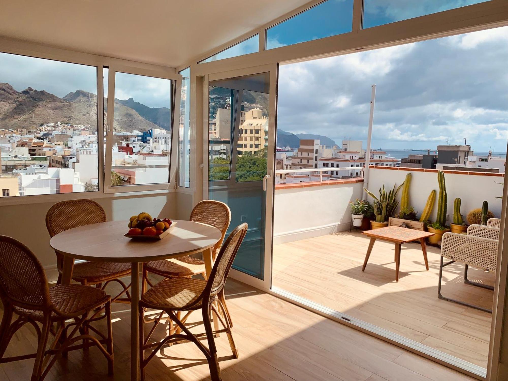 Atico Con Terraza, Vistas Panoramicas Y Parking Apartment Santa Cruz de Tenerife Exterior photo
