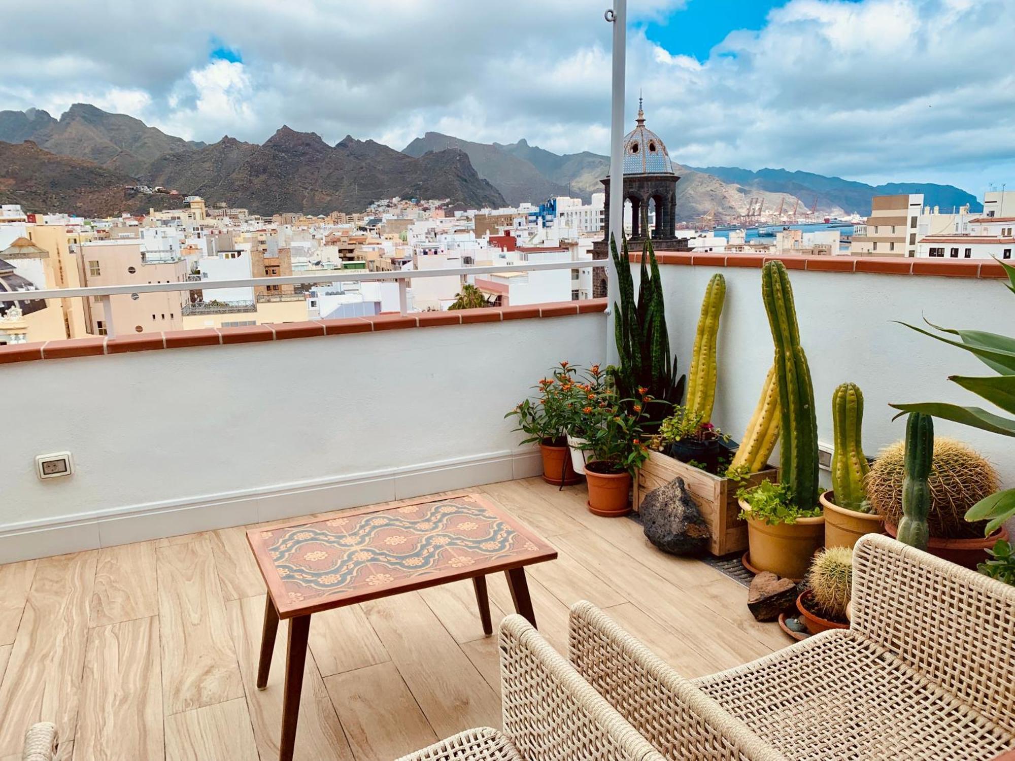 Atico Con Terraza, Vistas Panoramicas Y Parking Apartment Santa Cruz de Tenerife Exterior photo